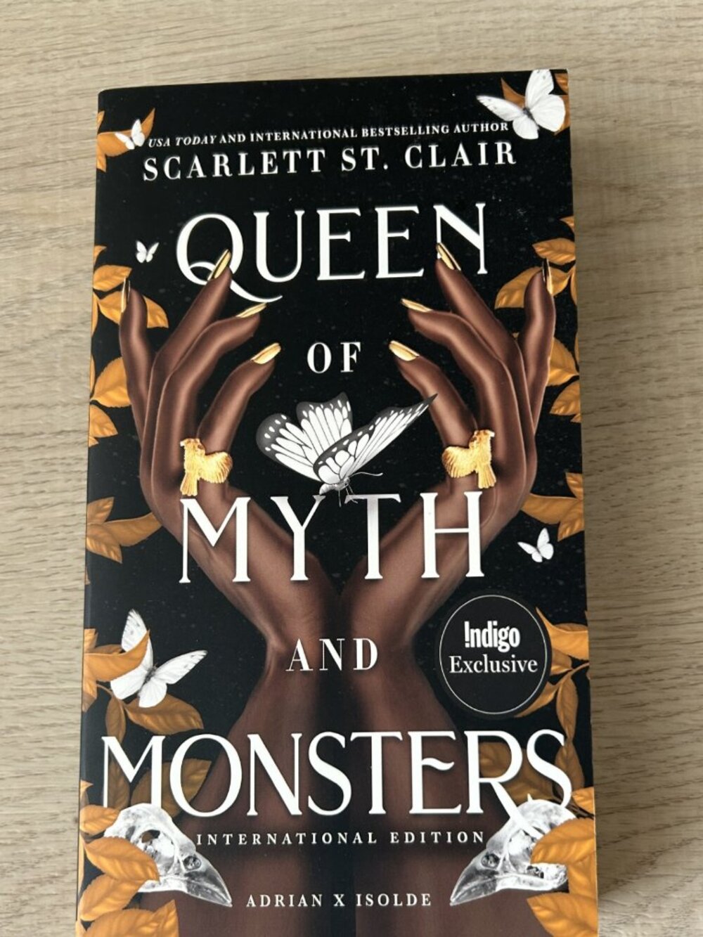 Queen of Myth and Monsters- Scarlett St Clair; Indigo exclusive paperback